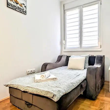 Spacious & Attractive 600m-7minuta Hoda Od Centra, Mogucnost Za Parking-apartmani-nsmilos Apartment
